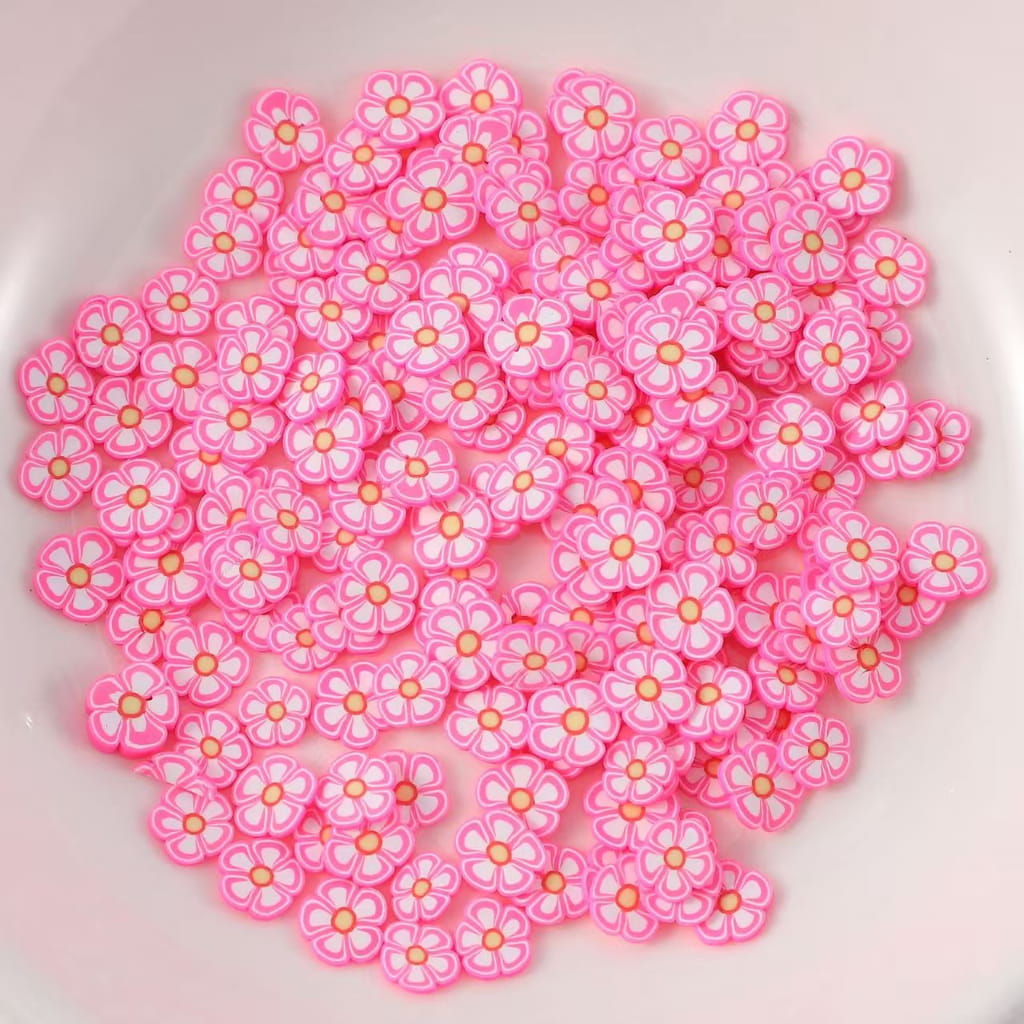 Flower Clay Beads