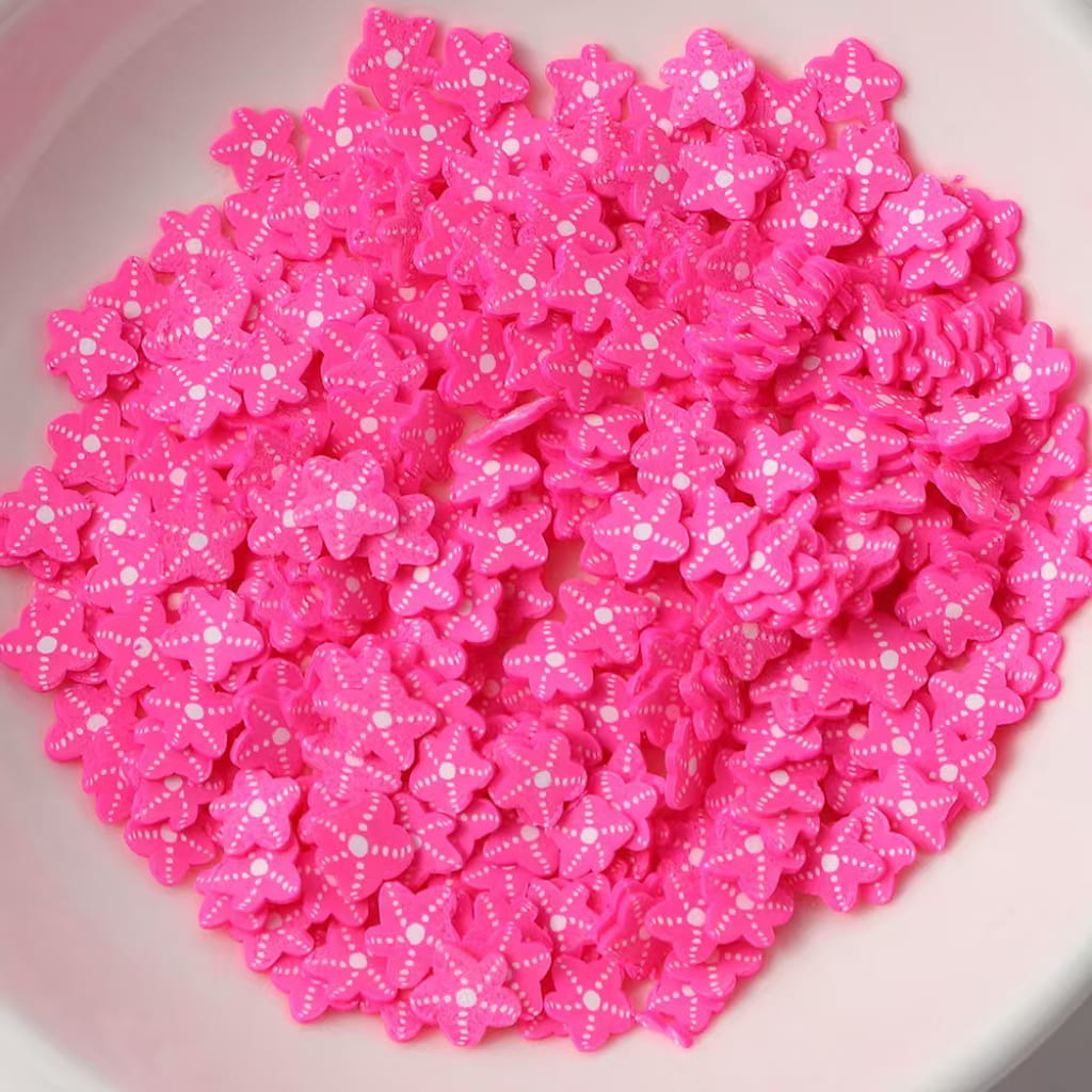 Flower Clay Beads
