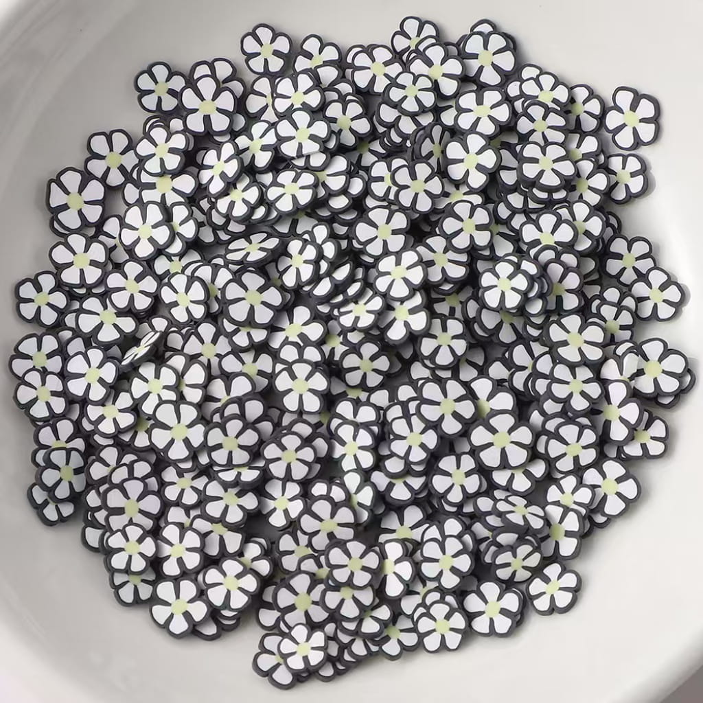 Flower Clay Beads