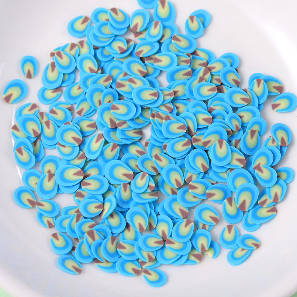 Feather And Leaf Clay Beads
