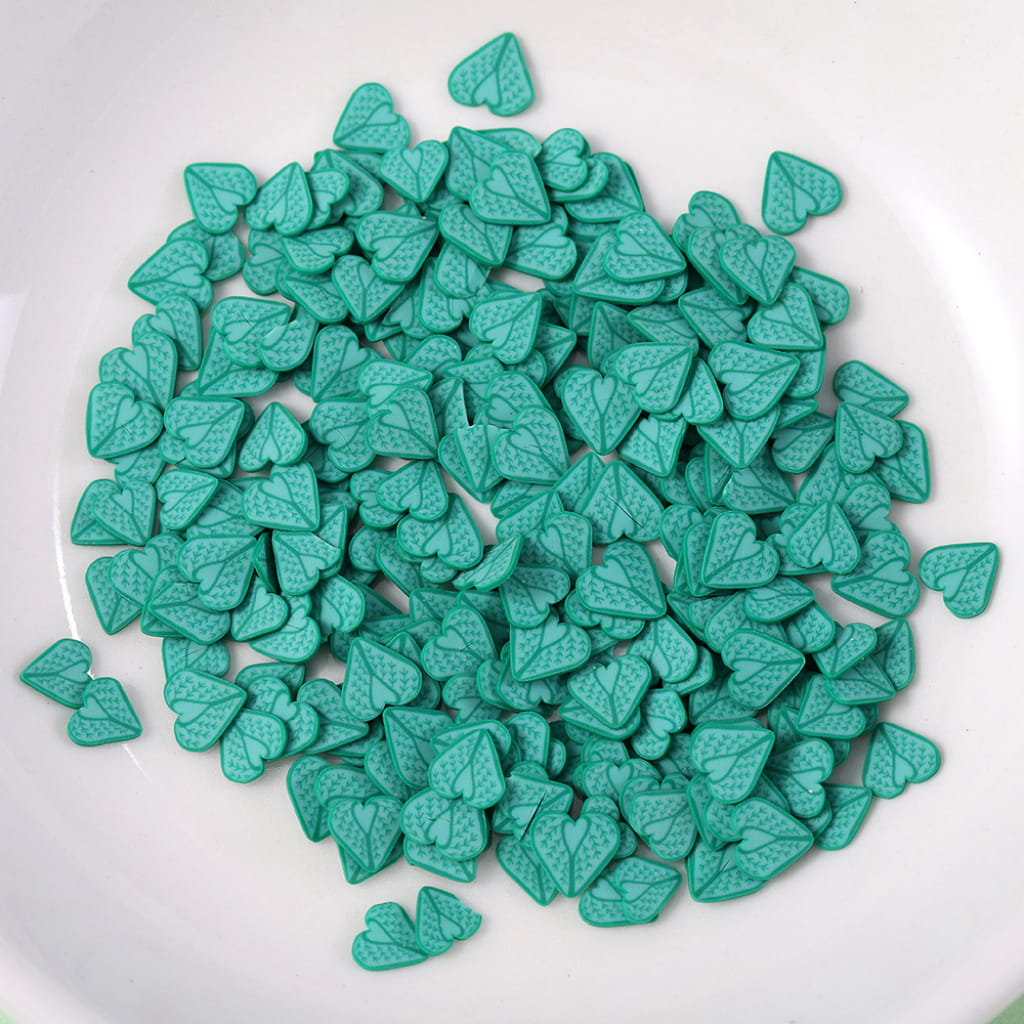 Feather And Leaf Clay Beads