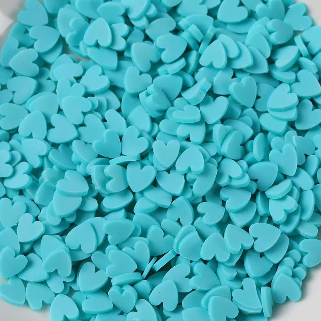 Heart Clay Beads