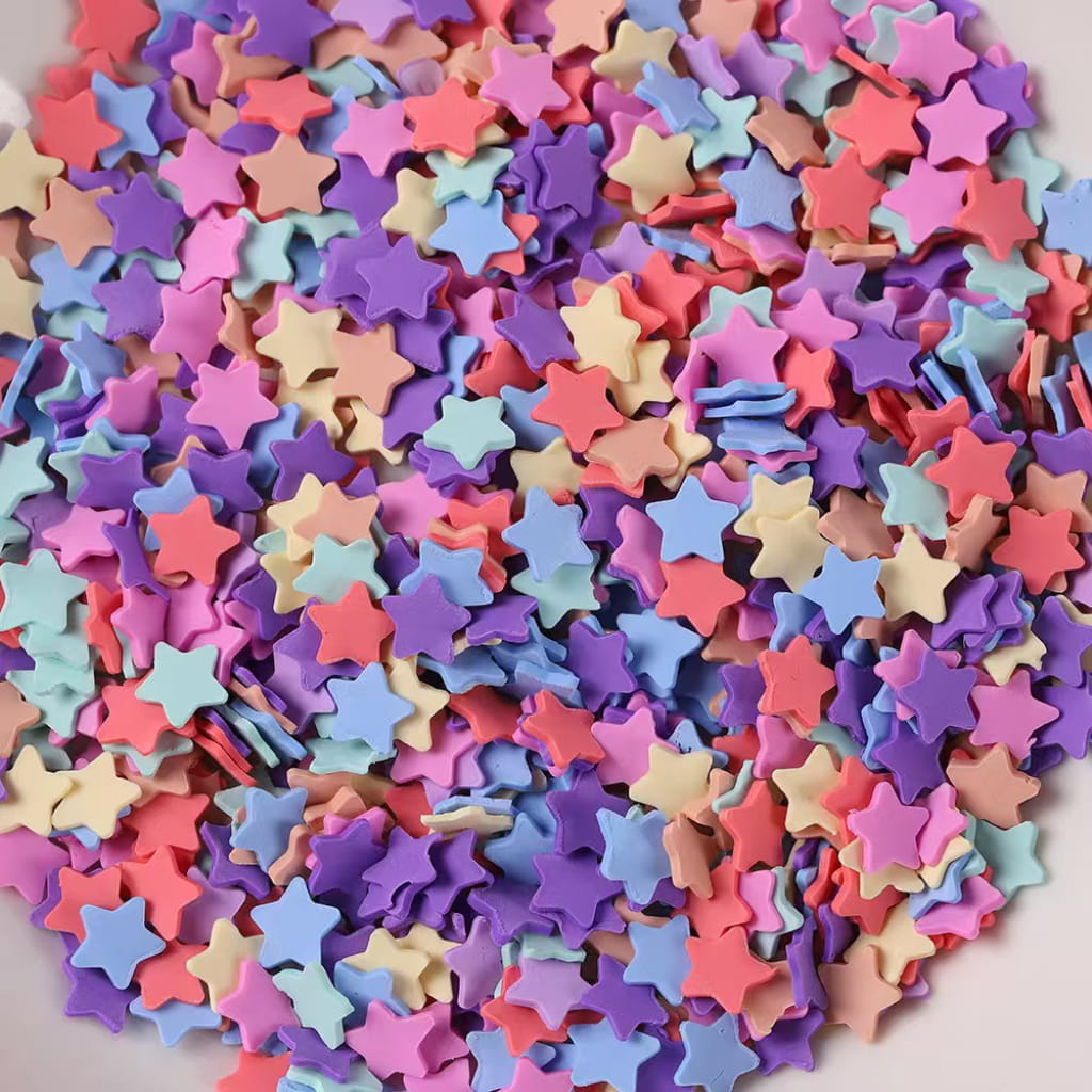 Star Clay Beads