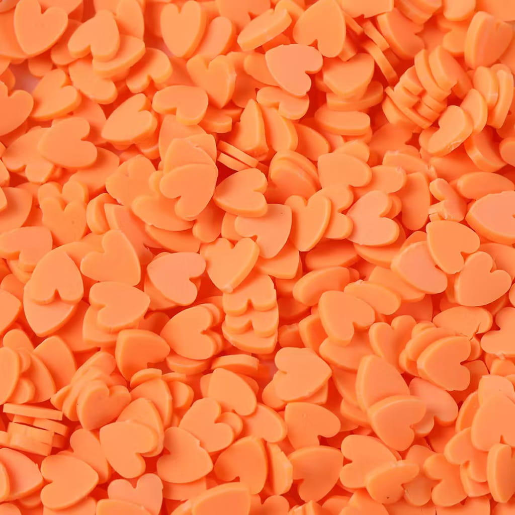 Heart Clay Beads