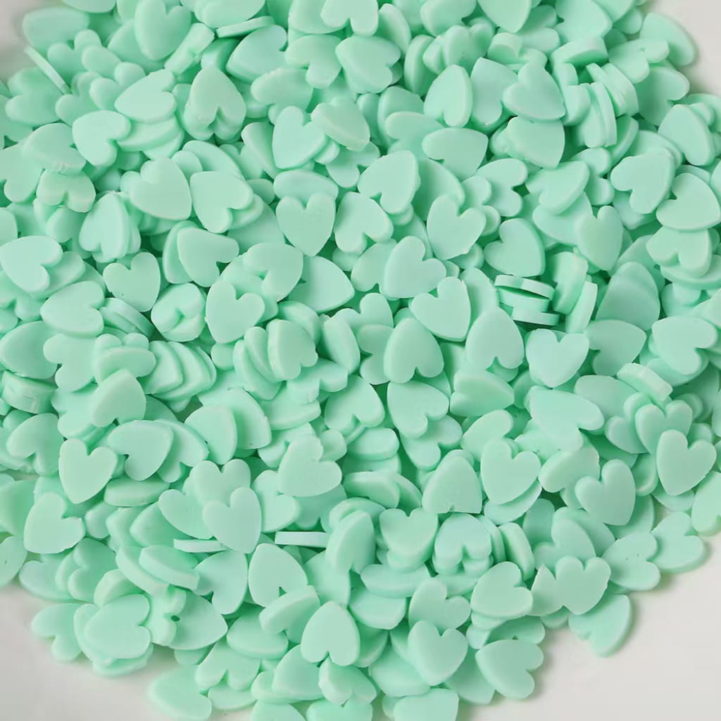 Heart Clay Beads