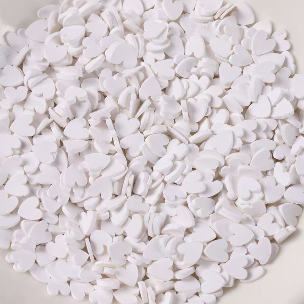Heart Clay Beads