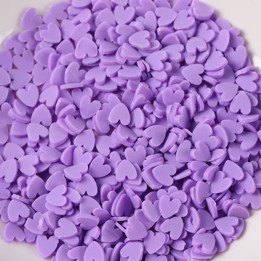 Heart Clay Beads
