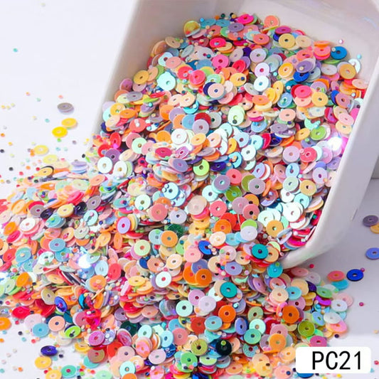 Round Glitter For Snow Globe Tumbler