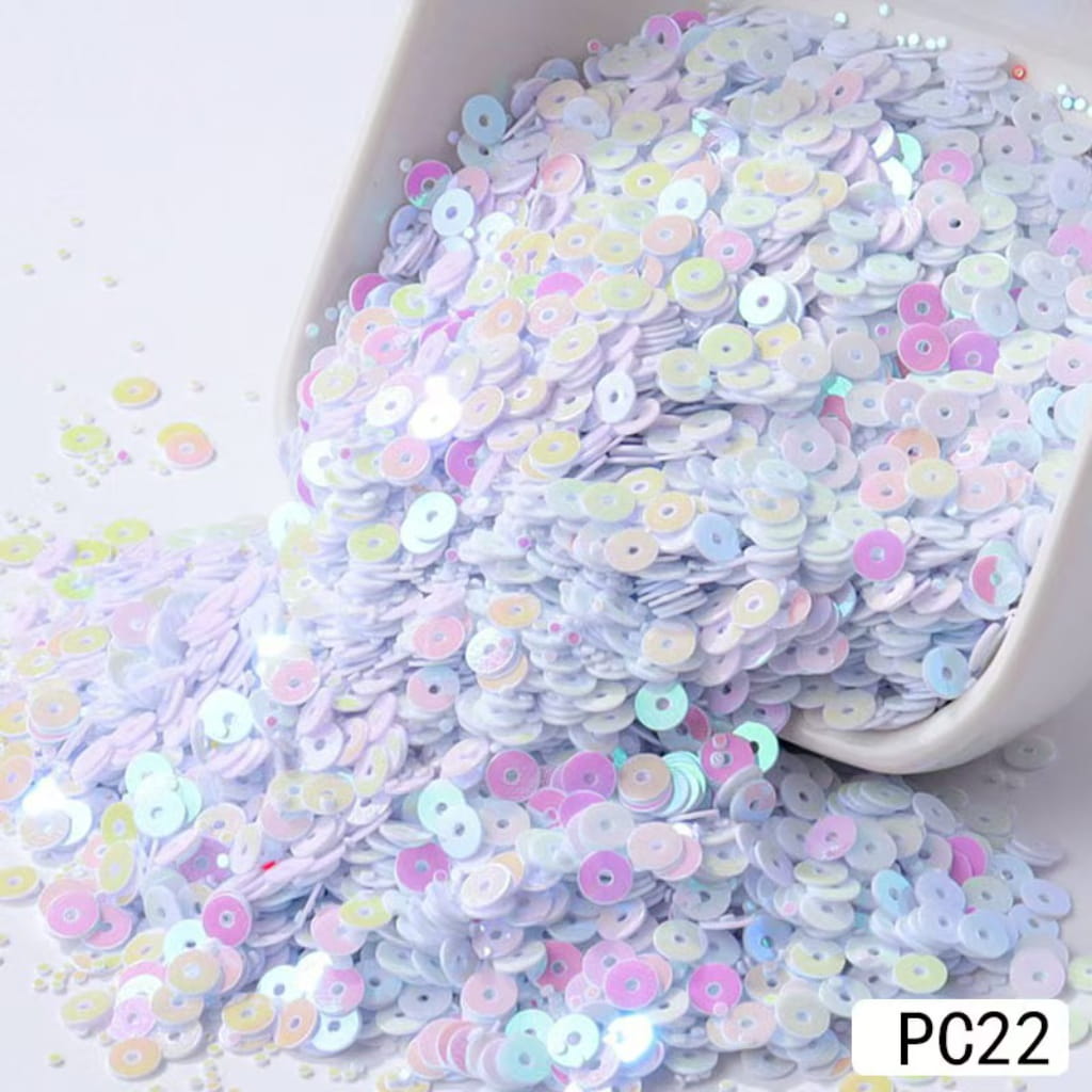 Round Glitter For Snow Globe Tumbler