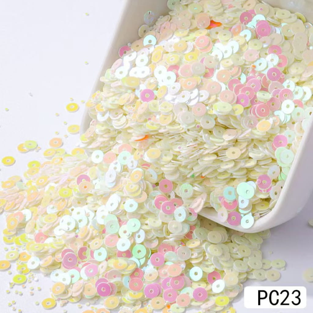 Round Glitter For Snow Globe Tumbler