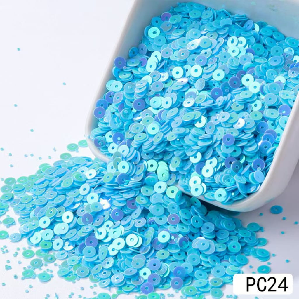 Round Glitter For Snow Globe Tumbler