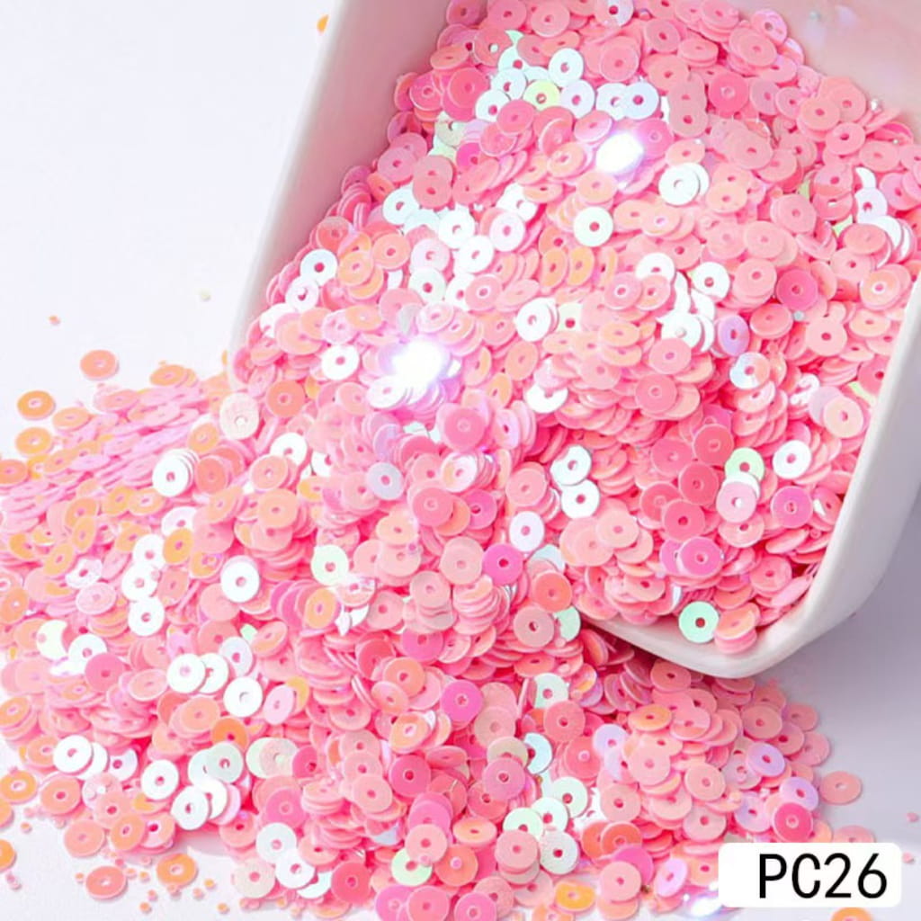 Round Glitter For Snow Globe Tumbler