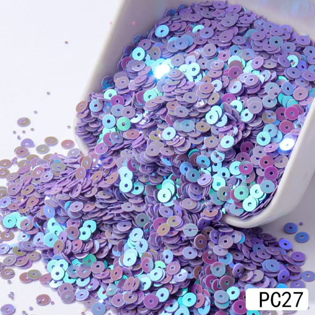 Round Glitter For Snow Globe Tumbler