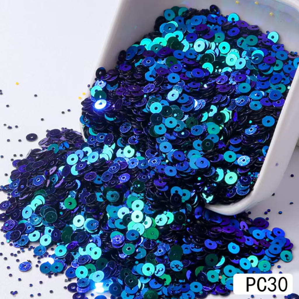 Round Glitter For Snow Globe Tumbler