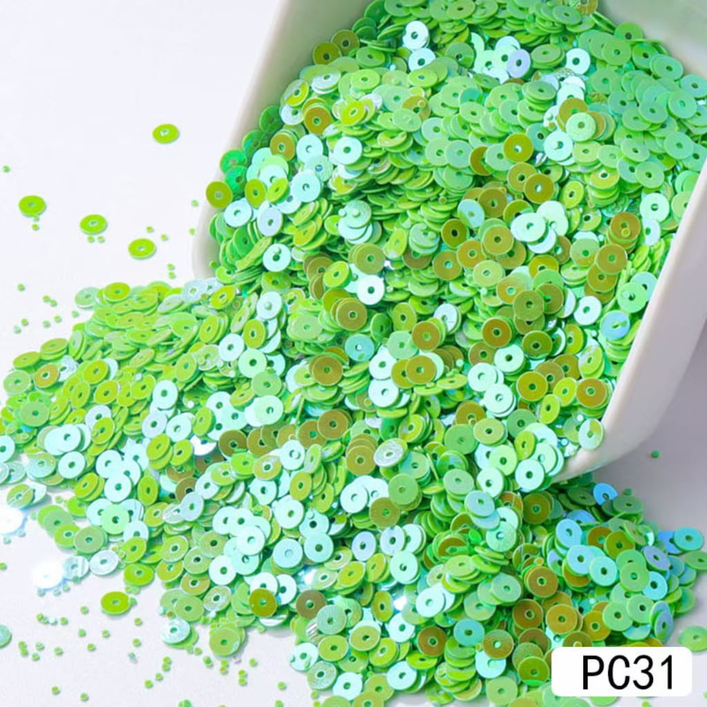 Round Glitter For Snow Globe Tumbler