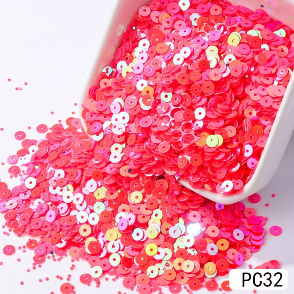 Round Glitter For Snow Globe Tumbler