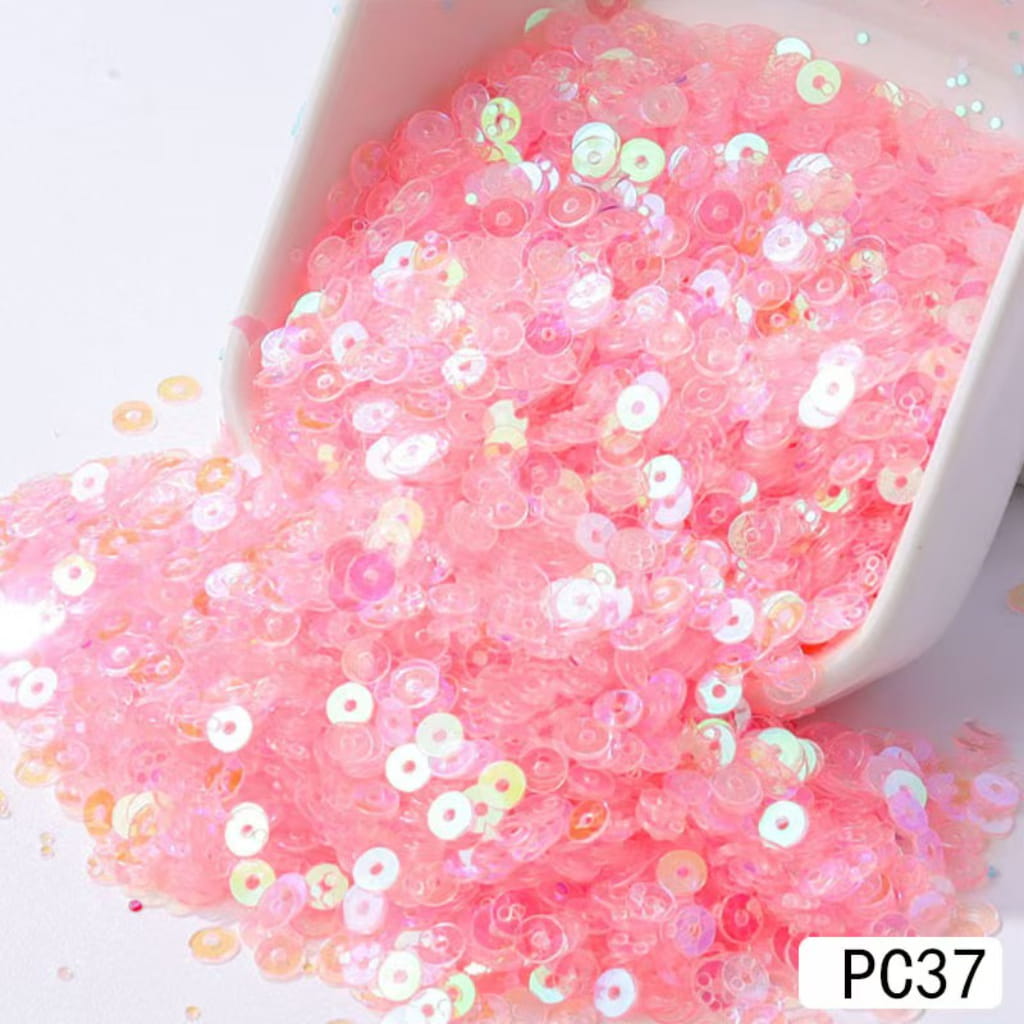 Round Glitter For Snow Globe Tumbler