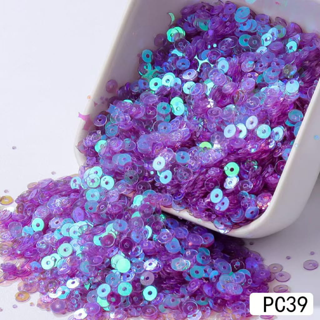 Round Glitter For Snow Globe Tumbler
