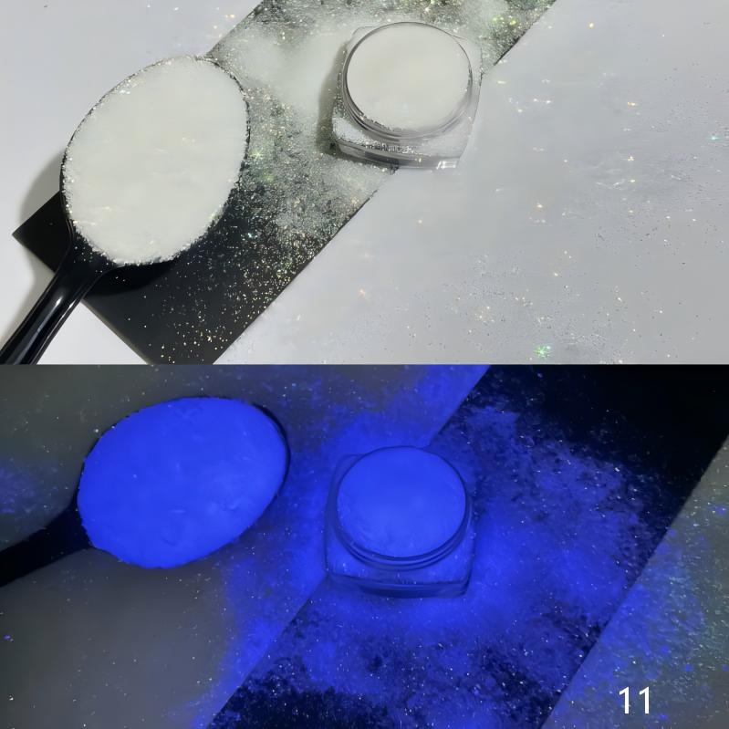 Glow-in-the-dark fine glitter powder for snowgloble , DIY phone case, resin crafts, craft supplies, gold glitter powder