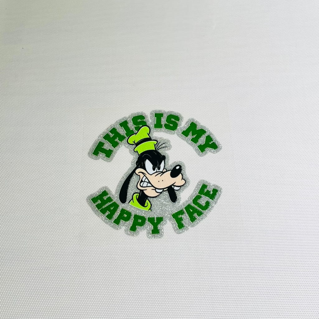 4inch Decals Shiny Glitter Cup Wraps, Water Proof, Cartoon ,Pluto
