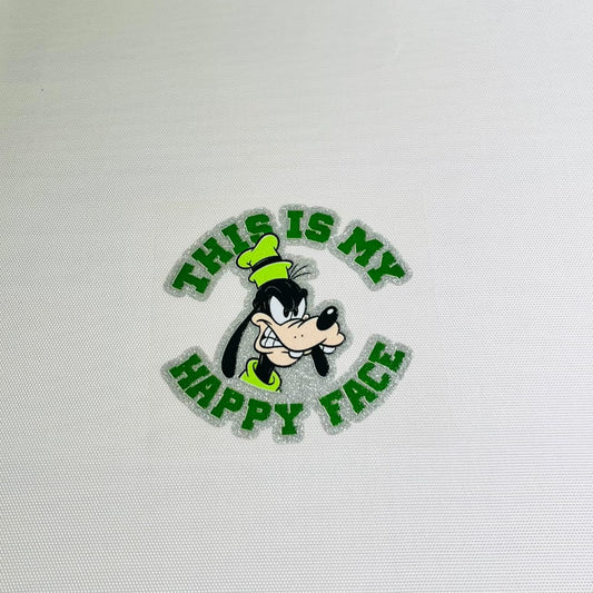 4inch Decals Shiny Glitter Cup Wraps, Water Proof, Cartoon ,Pluto