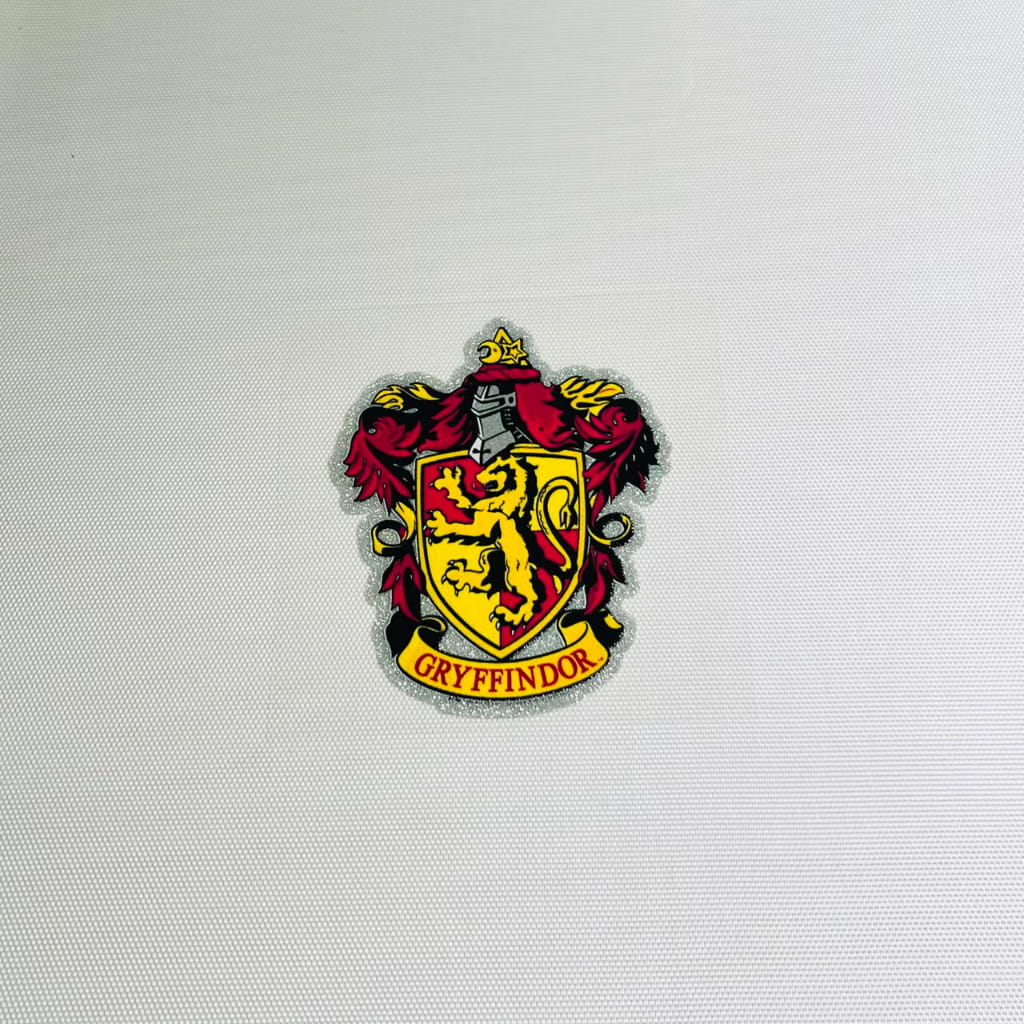 4inch Decals Shiny Glitter Cup Wraps, Water Proof,Cartoon ,Harry Potter,Gryffindor