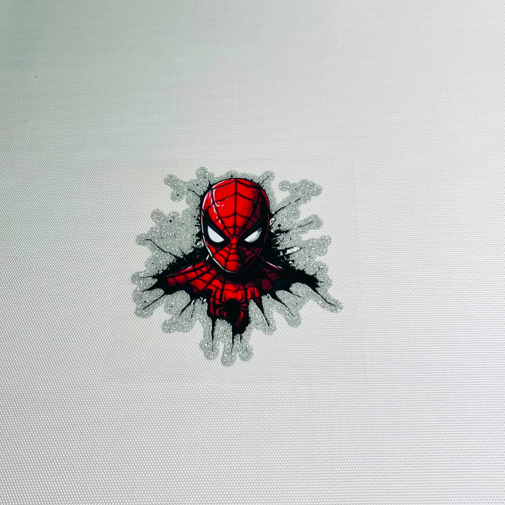 4inch Decals Shiny Glitter Cup Wraps, Water Proof, Cartoon ,Hero , Spiderman