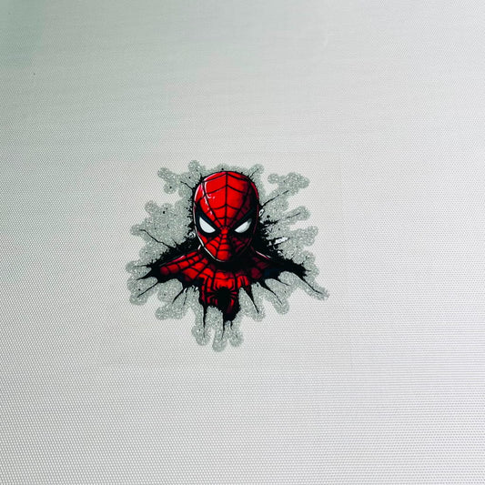 4inch Decals Shiny Glitter Cup Wraps, Water Proof, Cartoon ,Hero , Spiderman