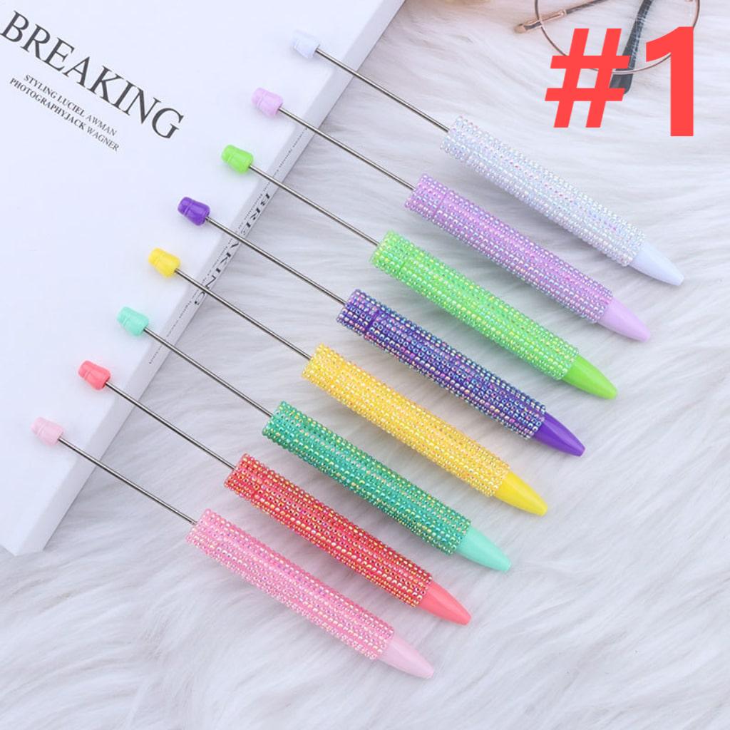 Beadable Rhinestone pens with Long Style,Random Mix