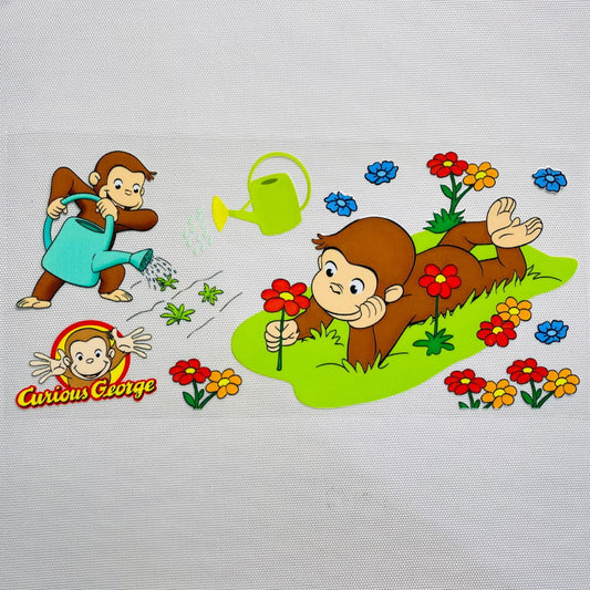 16oz UVDTF Cup Wraps,Curious George ,Cartoon