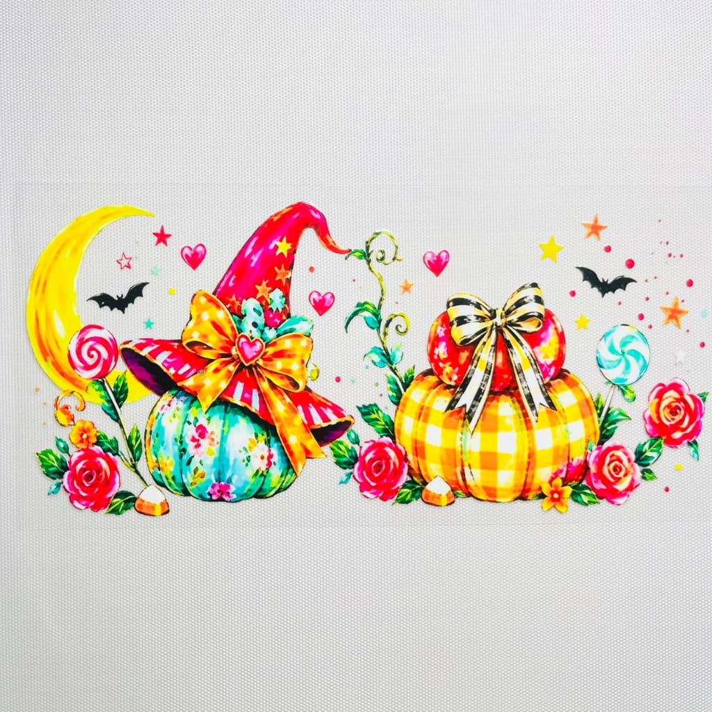 16oz UVDTF Cup Wraps,Fall & Autumn Vibes , Halloween, Horroible ,Pumpkin
