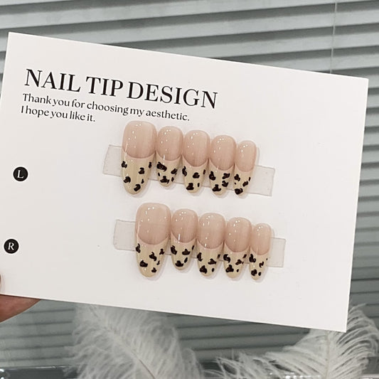 Typical French nails with Leotard,YZG