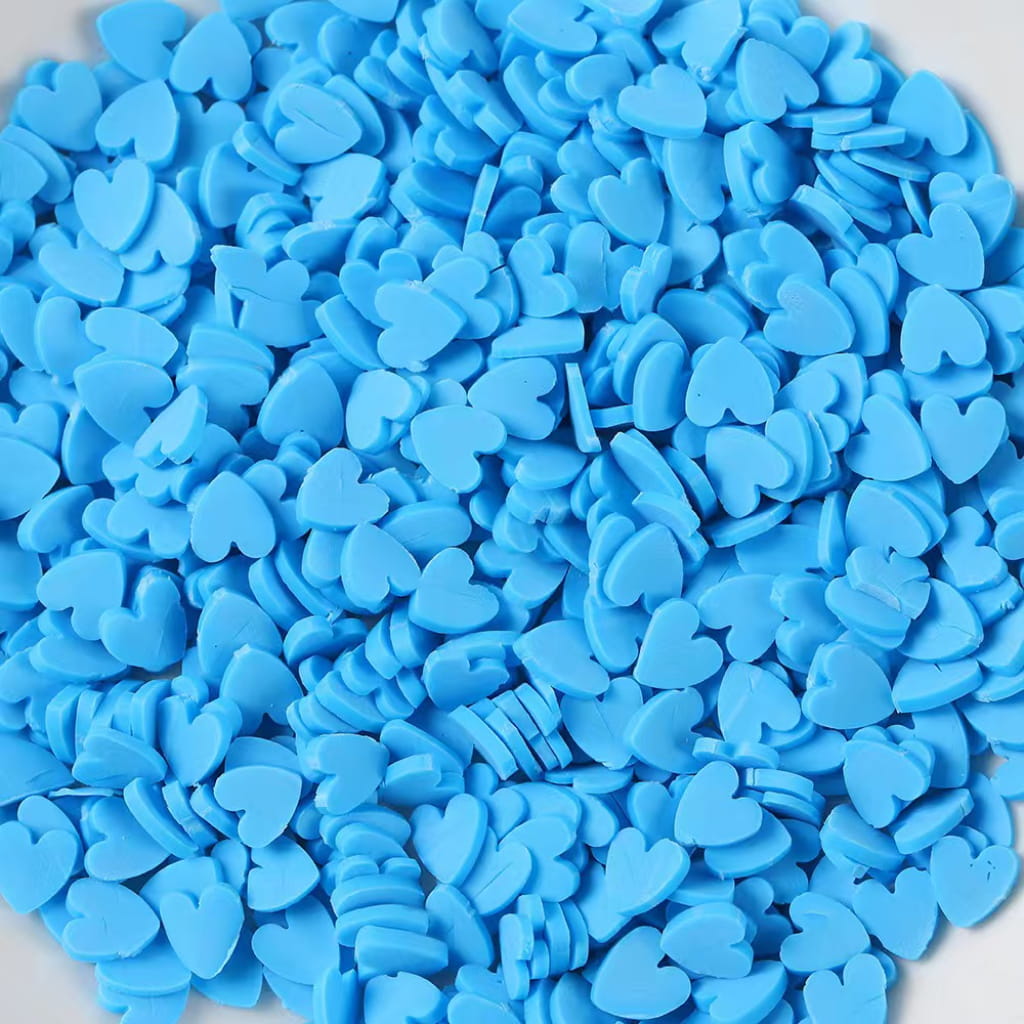 Heart Clay Beads