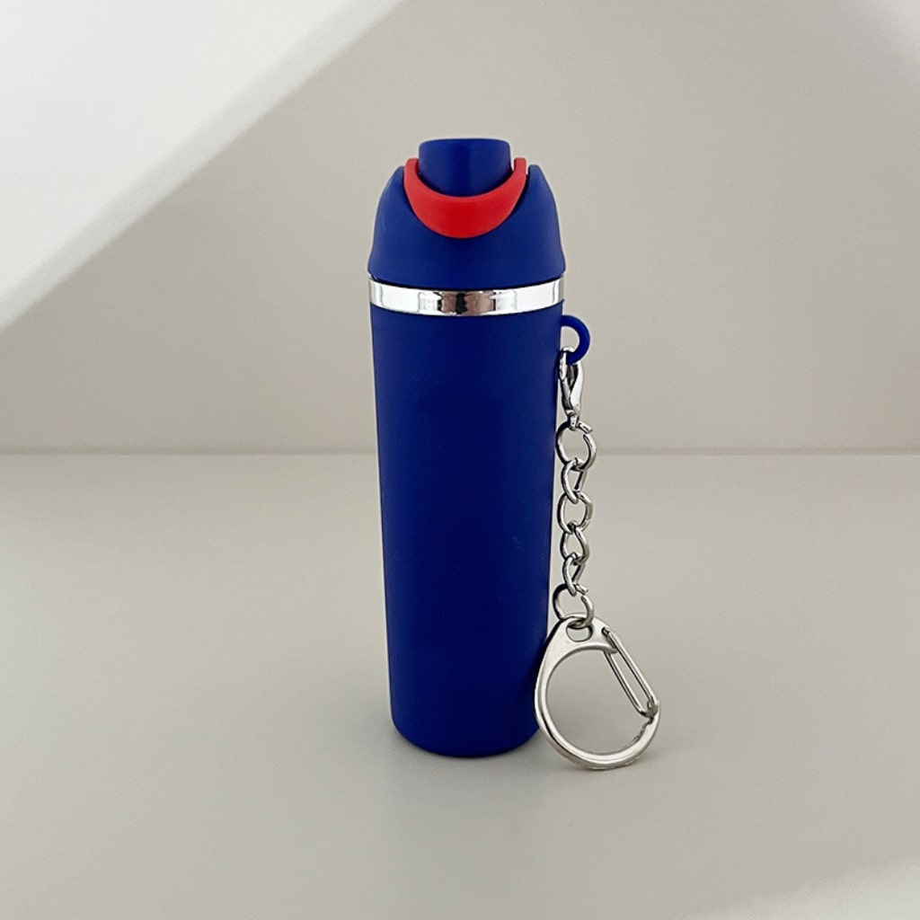 Solid Color Mini Stainly Tumbler Cup keychains
