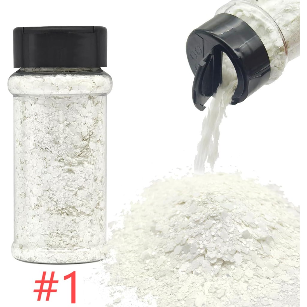Laser/Holographic Golden Powder / Glitter Sequins For Snow Globe or DIY Items,1 bottle 57g/2floz ,18 Colors
