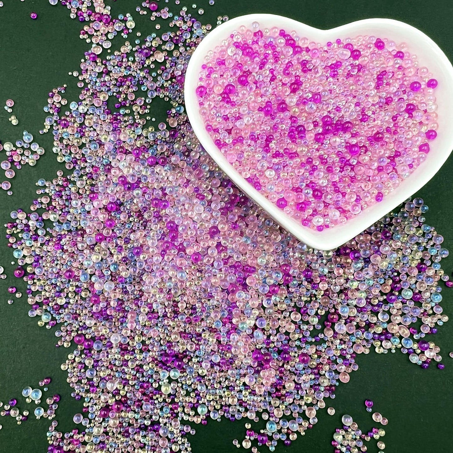 Mixed color Small different size Bubble Beads ,200g one bag