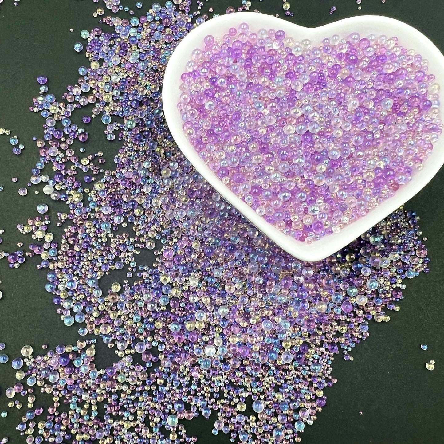 Mixed color Small different size Bubble Beads ,200g one bag