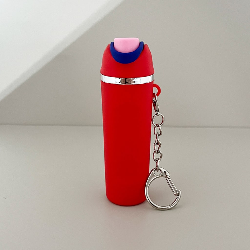 Solid Color Mini Stainly Tumbler Cup keychains