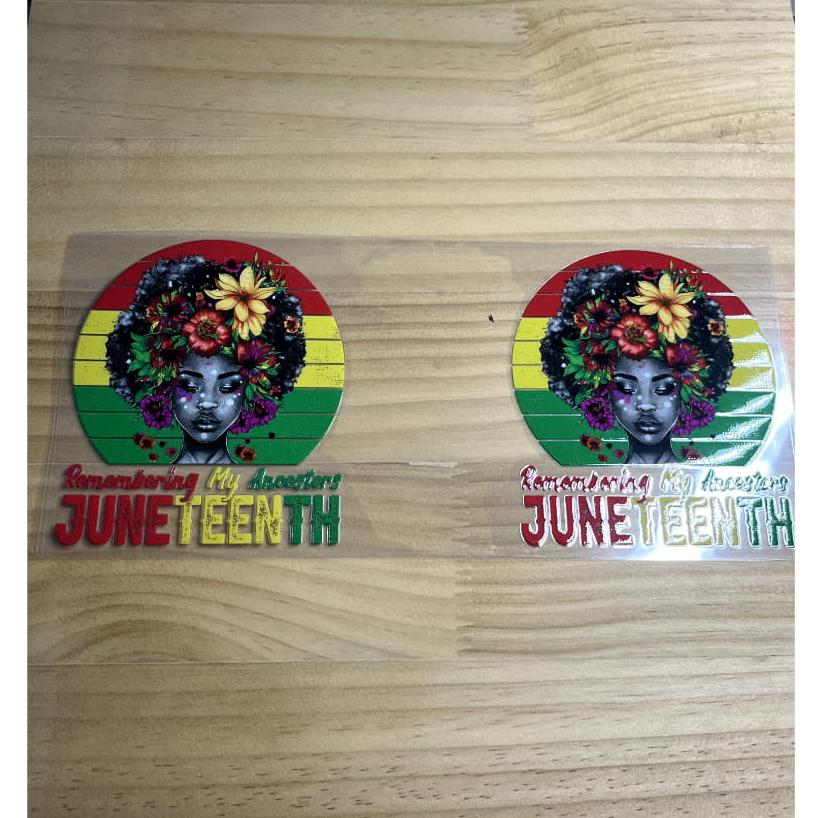 16oz UVDTF Cup Wraps,Juneteeth Festival