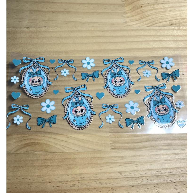 16oz UVDTF Cup Wraps ,Cartoon, Labubu