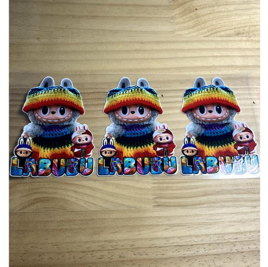 16oz UVDTF Cup Wraps ,Cartoon, Labubu