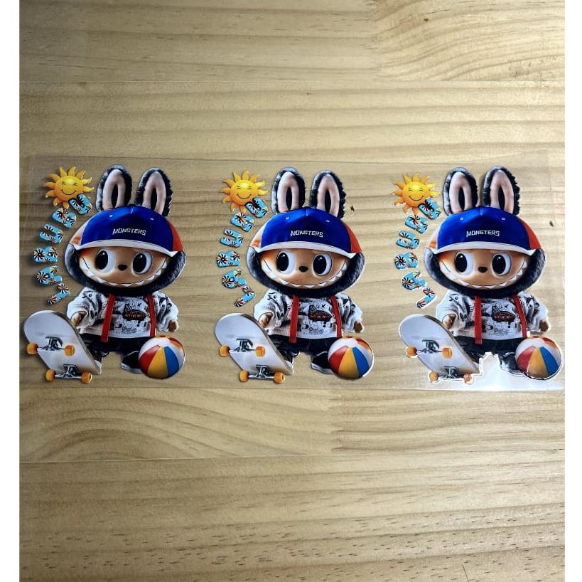 16oz UVDTF Cup Wraps ,Cartoon, Labubu
