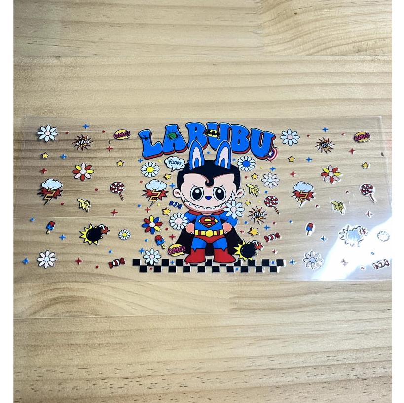 16oz UVDTF Cup Wraps ,Cartoon, Labubu