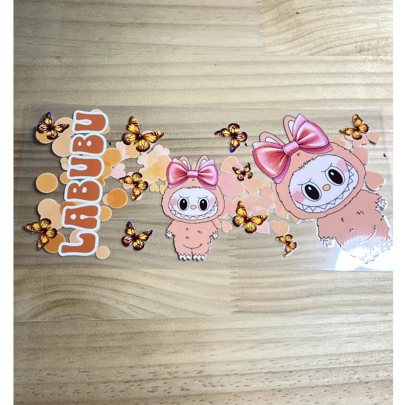 16oz UVDTF Cup Wraps ,Cartoon, Labubu
