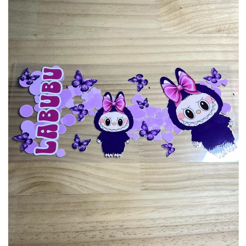 16oz UVDTF Cup Wraps ,Cartoon, Labubu