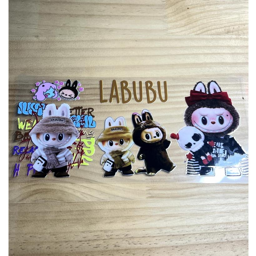 16oz UVDTF Cup Wraps ,Cartoon, Labubu
