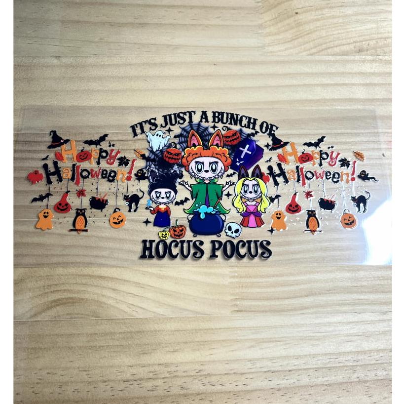 16oz UVDTF Cup Wraps ,Cartoon, Labubu