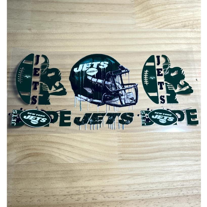 16oz UVDTF Cup Wraps,Sport, Football Teams , Jets