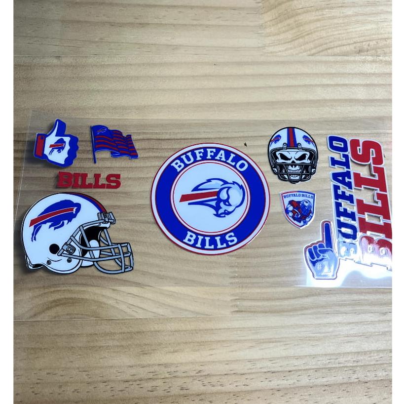 16oz UVDTF Cup Wraps,Sport , Football Teams , Buffalo Bills