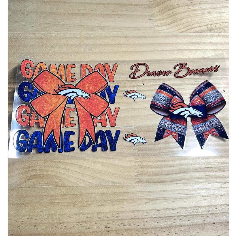 16oz UVDTF Cup Wraps,Sport, Football Teams ,Broncos